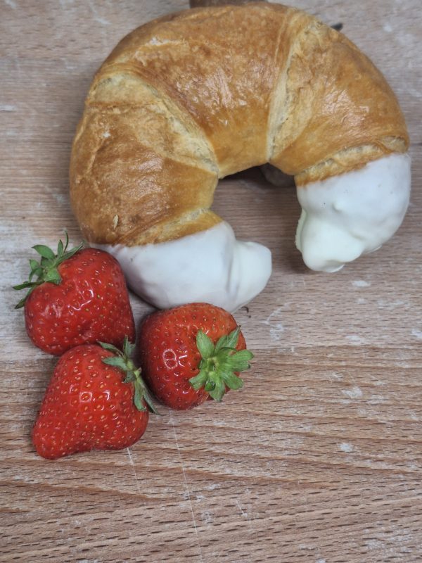 Erdbeercroissant